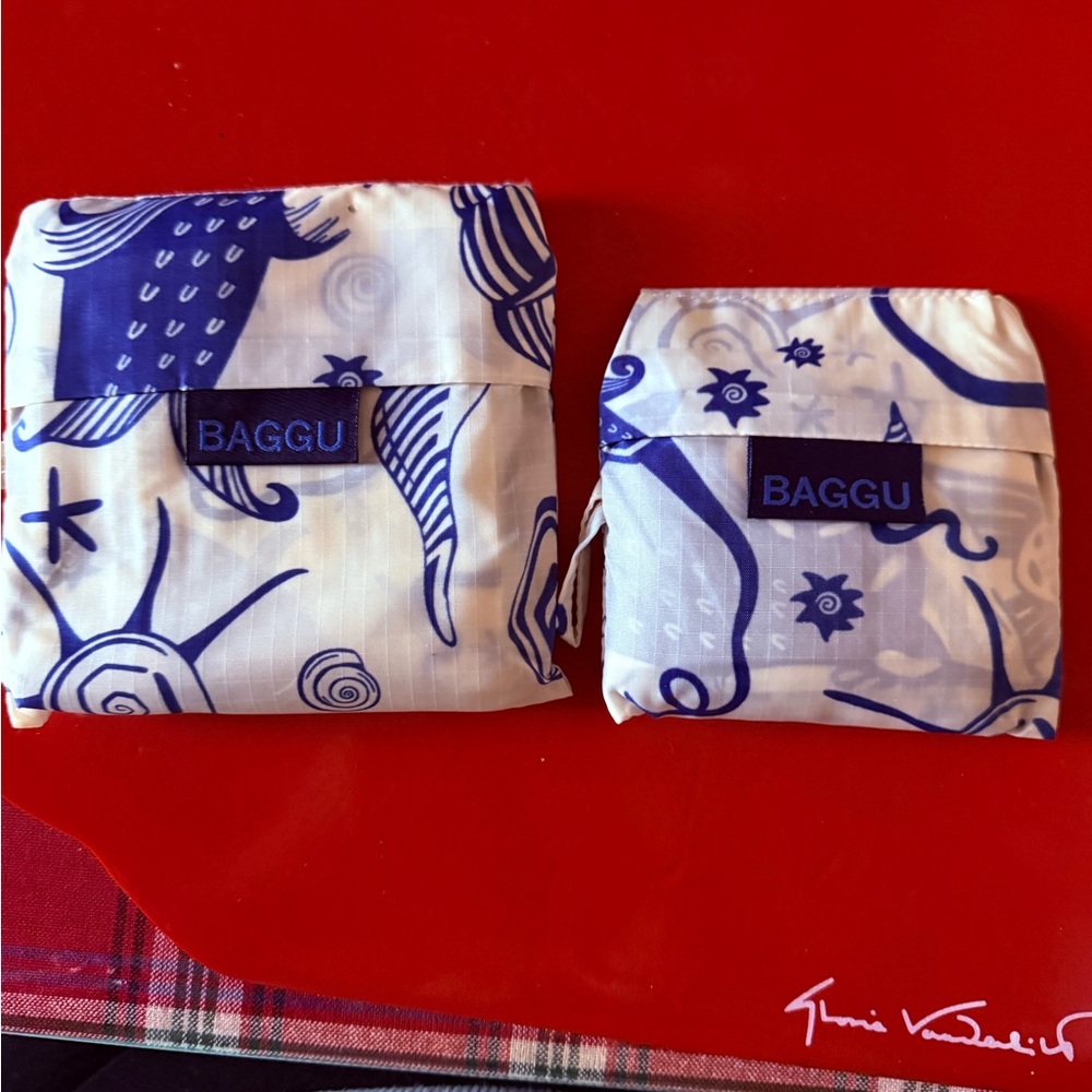 BAGGU  Sea Creatures Patterned Pouches - Picture 2 of 2